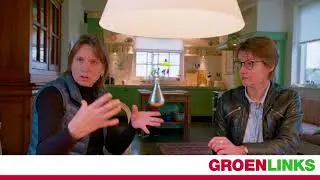 Frans Bromet in gesprek met Astrid en Laura