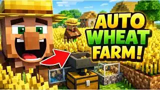 I Built an OP Automatic Wheat Farm! 🌾 | Minecraft Survival Day 7