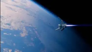 space debris removal device animation
