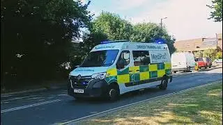 A Driver Training Unit Ambulance in Peterborough.