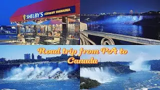 🚗 Road Trip from Pennsylvania to Ontario, Canada 🇺🇸➡️🇨🇦#viral#canada 