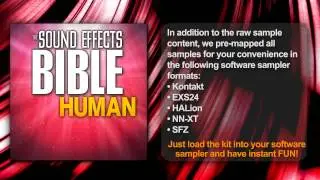 Human Sound FX Sample Library Sound Effects Bible
