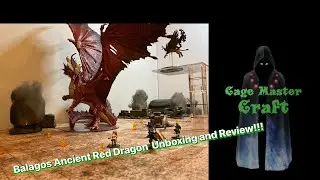 Распаковка и обзор миниатюры Balagos The Ancient Red Dragon!