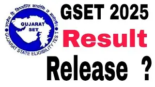 GSET 2025 RESULT DECLARE.........