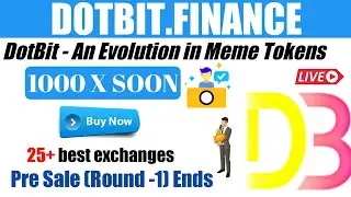 Dotbit Second Round of their Pre Sale is live | 25 Nov to 4 December |