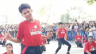 RED SPARTAN ZUMBA PERFORMANCE #ZumbaBattle#SJAI#ProudJohannine