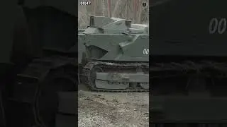Unmanned mine clearance machine - Russia #viral #russia #machine #mine #clearance