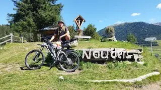 4K Переезд через Альпы на велосипеде 2025г. Alpen&uuml;berquerung 2025