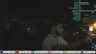 Adin Ross plays JUICE WRLD Blood on my jeans in his car 🔥🔥