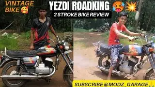 Yezdi Roadking#2stroke#bike#review @modzgarage21 #subscribe