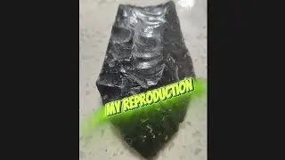 Рифление наконечника из кловисовой древесины