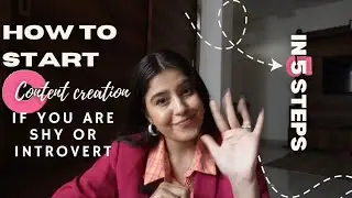 😶&zwj;🌫️| HOW TO MAKE VIDEOS IF YOU ARE SHY 🎞️??? #contentcreation #howtostartyoutube #howtostartconten 