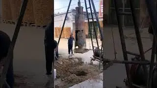 The Best Craft Techniques for Well Drilling Construction#digging #diggingmachine #welldigging