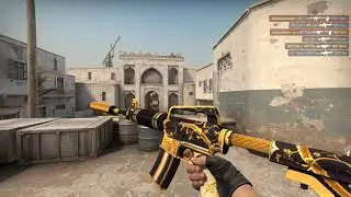 CS:GO Skin Spotlight: M4A1-S | Golden Coil - Gameplay