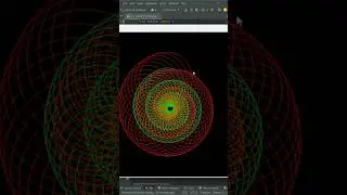 Python Turtle Fun #7 | Create Mesmerizing 2-Color Double Spiral Circles! 🔥🐍🐢🌀 #matrixcode