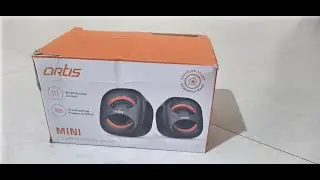 Artis 2.0 Mini usb multimedia speaker unboxing and sound test