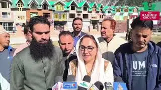 Dr. Darakhshan Andrabi Visits Sonamarg | Locals Demand Closure of Liquor Shop