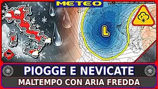 Meteo: Forti Piogge, Freddo e Neve &ndash; Previsioni Fino al 25 Novembre