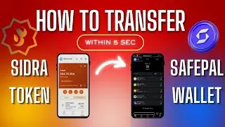 How to transfer sidra token to safepal wallet.Create safepal wallet🔥🔥🔗🌟🌟💙