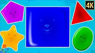 Ten Little Shapes + More Learning Cartoon Videos  for Kids