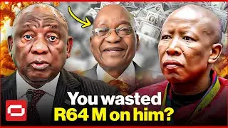 PRESIDENT RAMAPHOSA FAILS TO ANSWER MALEMA’S QUESTION IN FRONT OF THE WHOLE PARLIAMENT