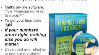 Get your Loan Modification Financial Form Right....or get denied