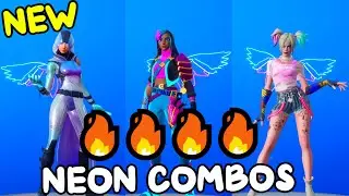 FORTNITE NEON WINGS Look AMAZING with These Fortnite Skins