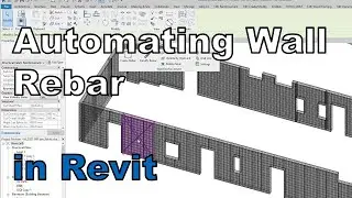 Modeling Rebar for Precast Wall Panels in Revit [Sneakpeek]
