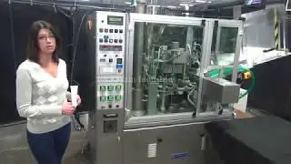 Tonazzi COLIBRI 801 Automatic Stainless Steel Tube Filler and Sealer Demonstration