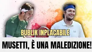 CHE AMAREZZA! MUSETTI SCONFITTO ANCORA UNA VOLTA IN FINALE! BUBLIK FESTEGGIA E VOLA IN TOP 10