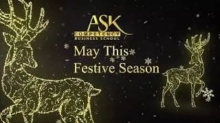 Trường Đ&agrave;o tạo Kinh doanh A.S.K Merry Christmas! and and Happy New Year