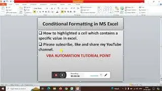 #How to fill colour in cell basis on specific text or value in Excel #conditionalformattingin exce#l