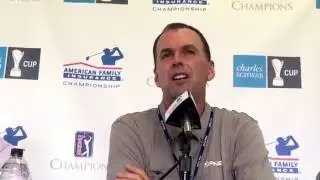 Kevin Sutherland talks about his first-round 65 @AmFamChamp