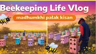 Beekeepers life vlog #madhumkhi #honeyfarming #realbeekeepingvlog #indianbeekeepar #honey #india ###