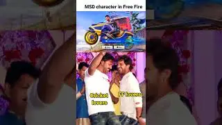 MS Dhoni character in Free Fire | Free Fire unban |  #freefire #dhoni #gaming