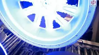 Laser Engraving on Aluminium Wheel Bone from HGTECH