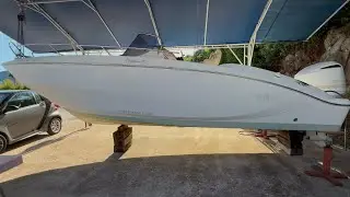 Before the Refit: Sessa Key Largo 24 with Yamaha 250 Inspection