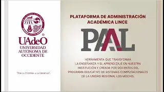 UAdeO - Tutorial del uso de PAAL para docentes