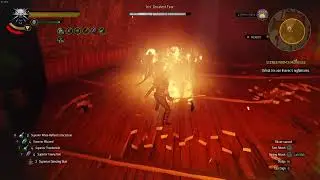 Witcher 3 , Ethereal/Iris' greatest fear Boss Fight, Death March ,Enemy upscaling on.