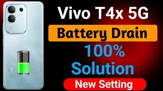 Vivo T4X 5G Mobile Battery Drain Problem | How to Solve Battery Drain Problem in Vivo T4x Mobile