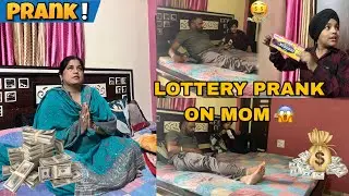 LOTTERY PRANK ON MOM 🤩MUMMY KHUSH HOGYE😱PRANK GONE WRONG 😭JASHAN JAGROAN 