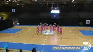 NBTA Europe Competition Majorettes Lignano 2019 - Traditional Pompons Corps Senior - England