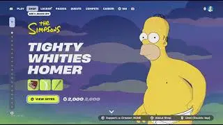 Tighty Whities Homer Simpson