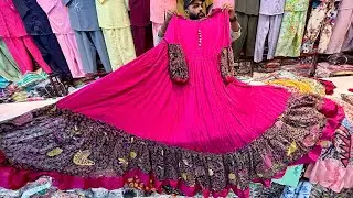 স্টক ক্লিয়ারেন্স 70% উড়াধুড়া সেলে বিশাল ঘেড়ের হিজাবি গাউন সাথে ম্যাচিং ওড়না || Stock clearance gawn
