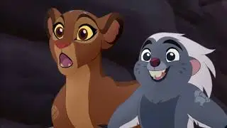 Lion Guard Vine 4 (Rani, Edward and Bunga are suprised by Kion's roar.)