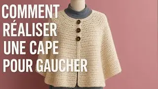 How to make a left-handed cape / tutorial