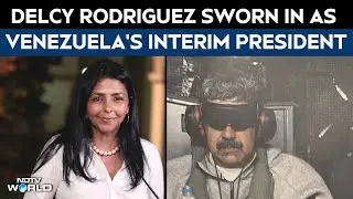 Delcy Rodriguez Sworn In As Venezuela's Interim President Amid Maduro Trial