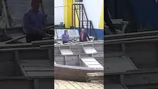 🤔 Бударка - деревянное рыбацкое судно. Промысел рыбы на Крайнем Севере #shorts