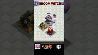 BROOM WITCH COC NEW TROOPS #shortsfeed