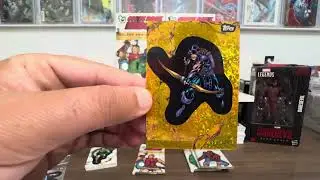 Topps Marvel Comic Book Heroes - ripping packs from box #8 of 10.